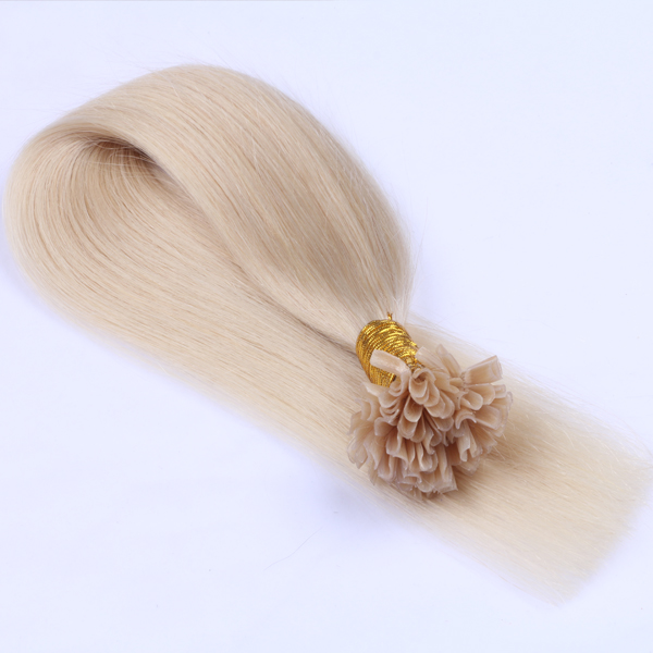Virgin Remy Hair U tip Blonde extensions JF0268